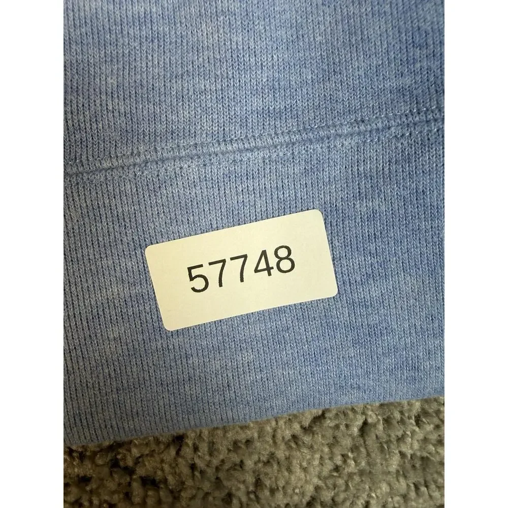 Polo Ralph Lauren Sweater Mens XL Light Blue V-Neck Cotton Tight-Knit Pullover